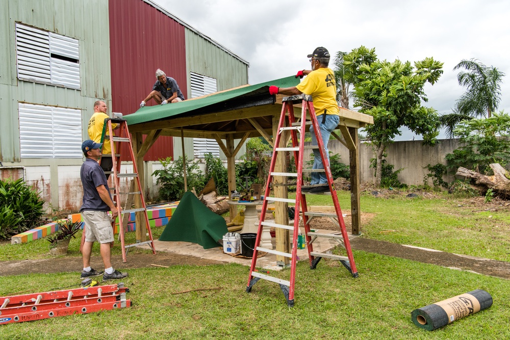 Drivers Use Free Time To Repair Home For Displaced Girls