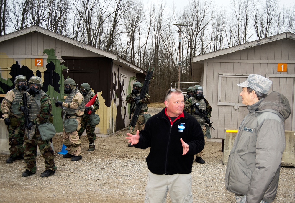 AFMC commander visits Wright-Patt exercise