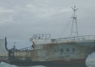 Response operations for grounded fishing vessel in American Samoa suspended ahead of Tropical Cyclone Gita