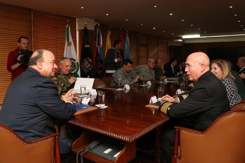 Adm. Kurt Tidd in Colombia