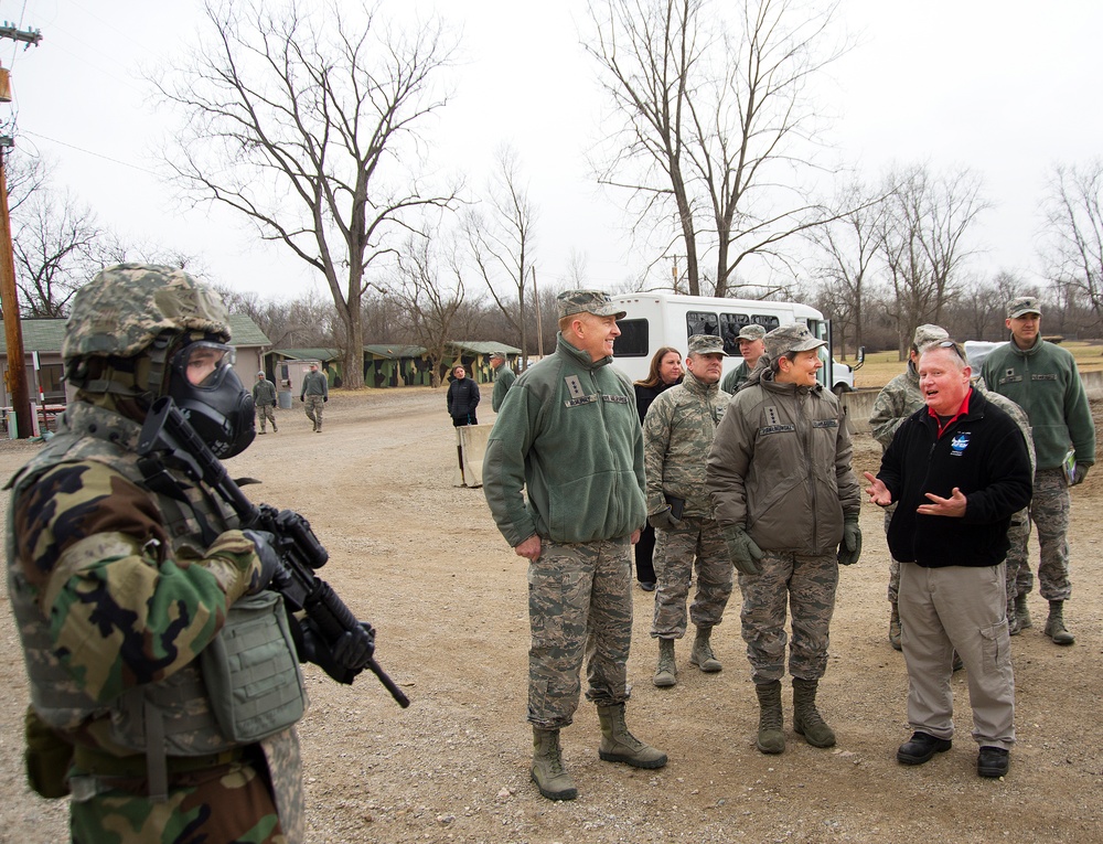 AFMC commander visits Wright-Patt exercise