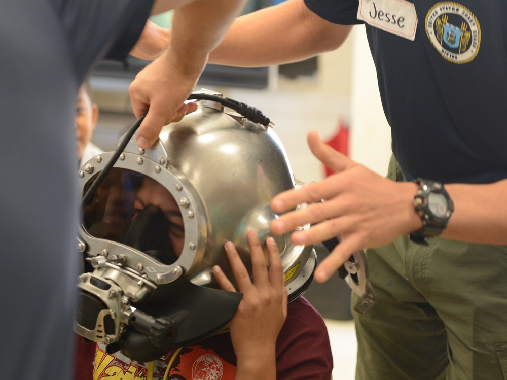 Coast Guard attends Career Day at Waipahu Intermediate School