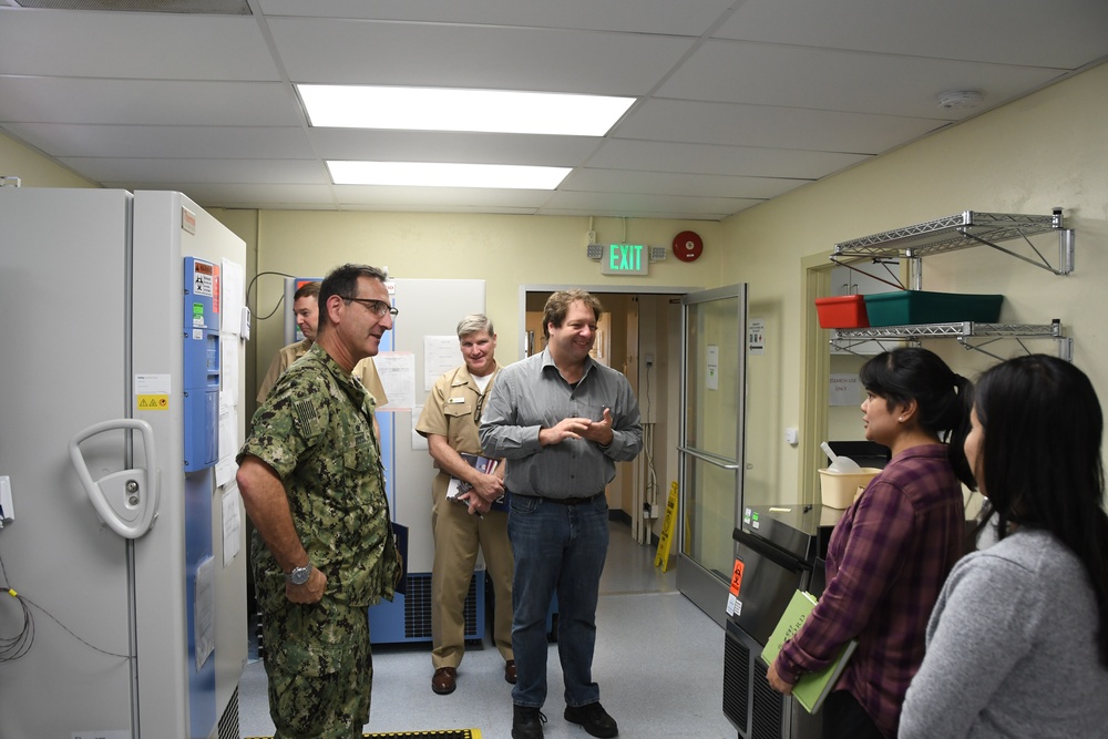 NHRC Discusses Research and Readiness with NMCSD CO