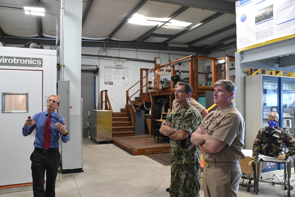 NHRC Discusses Research and Readiness with NMCSD CO