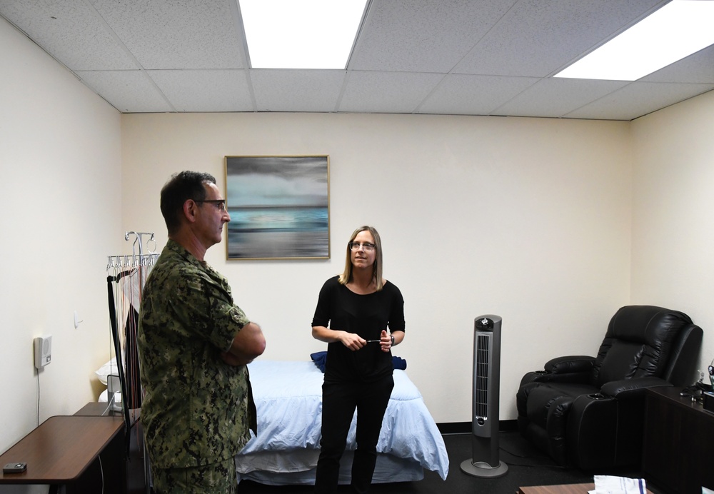 NHRC Discusses Research and Readiness with NMCSD CO