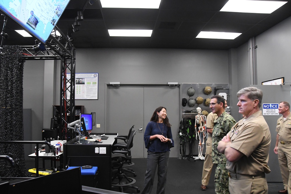 NHRC Discusses Research and Readiness with NMCSD CO