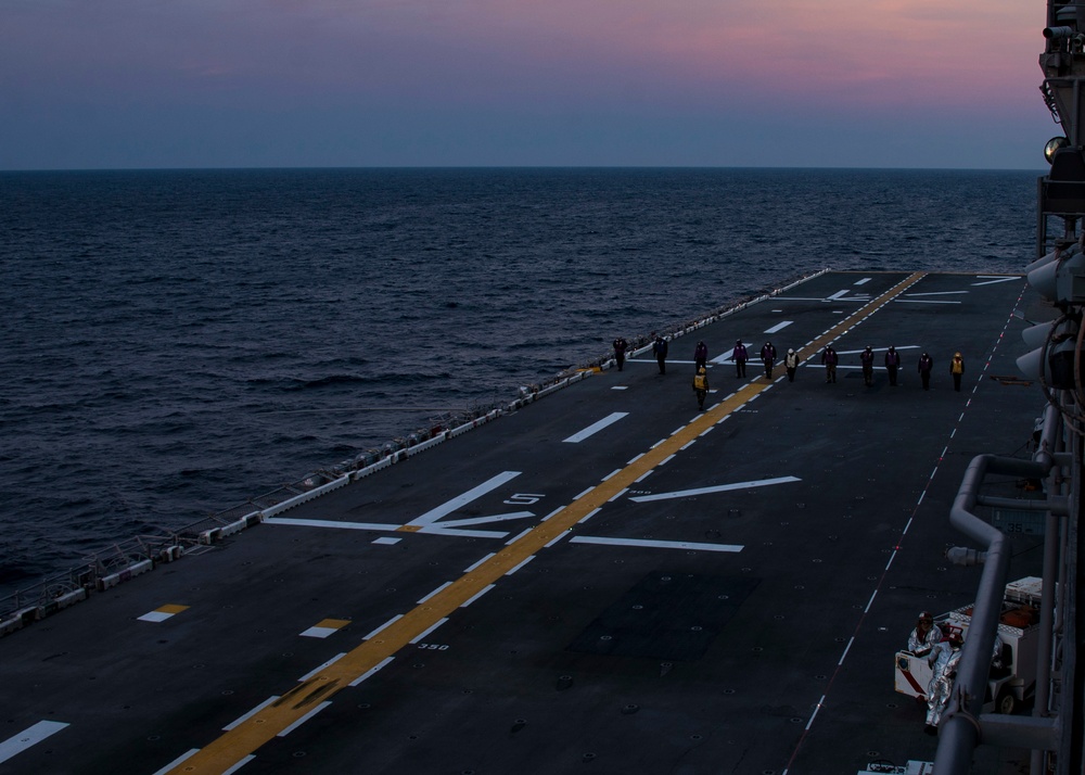 USS Iwo Jima Conducts Flight Operations