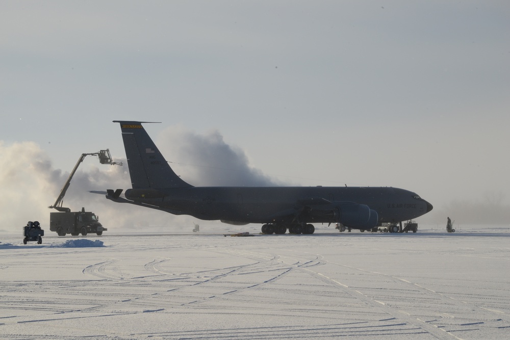 A blast of snow