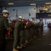 U.S.S Bonhomme Richard receives resupply at sea