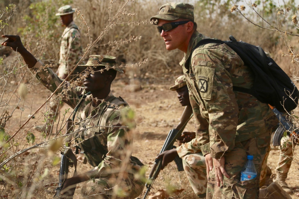 U.S. Trains Nigerian Infantry