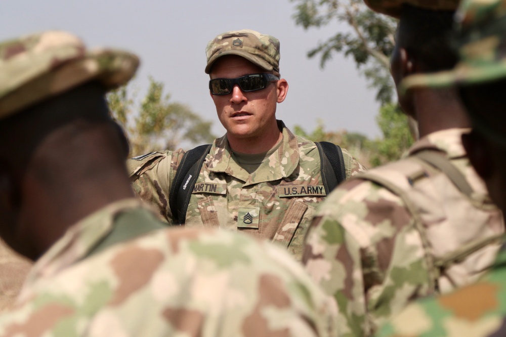 U.S. Army trains Nigerian Infantry