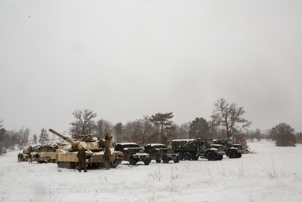 Fox Co., 4th Tank Bn. braves the cold during exercise Winter Break 2018
