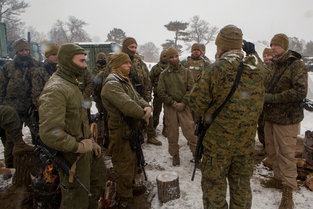 Fox Co., 4th Tank Bn. braves the cold during exercise Winter Break 2018