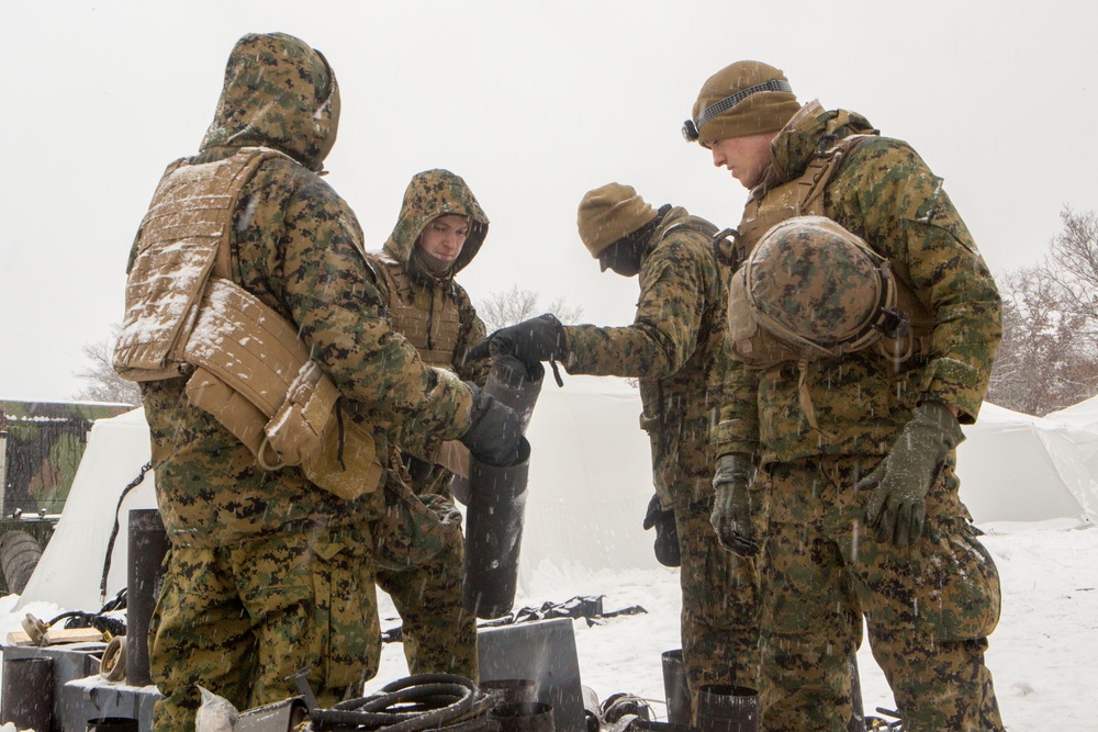 Fox Co., 4th Tank Bn. braves the cold during exercise Winter Break 2018