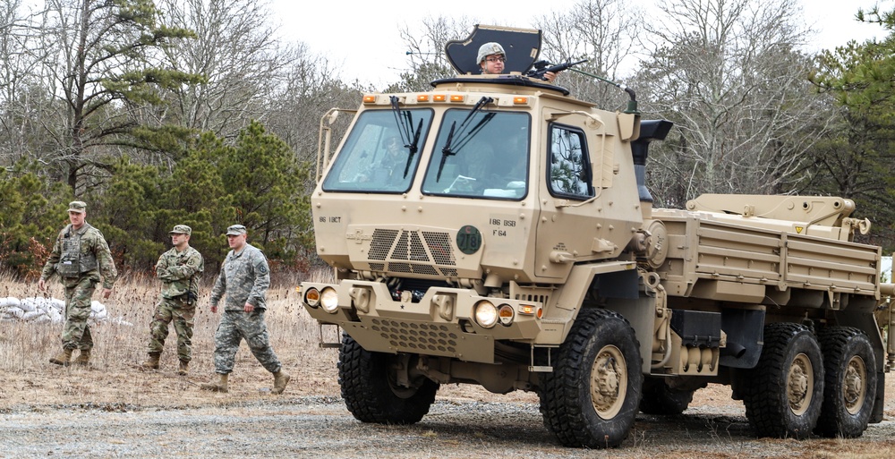 F Co Conducts Convoy Training at Joint Base Cape Cod