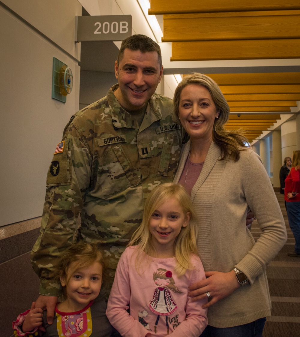 347th RSG welcomes home unit, bids farewell to another
