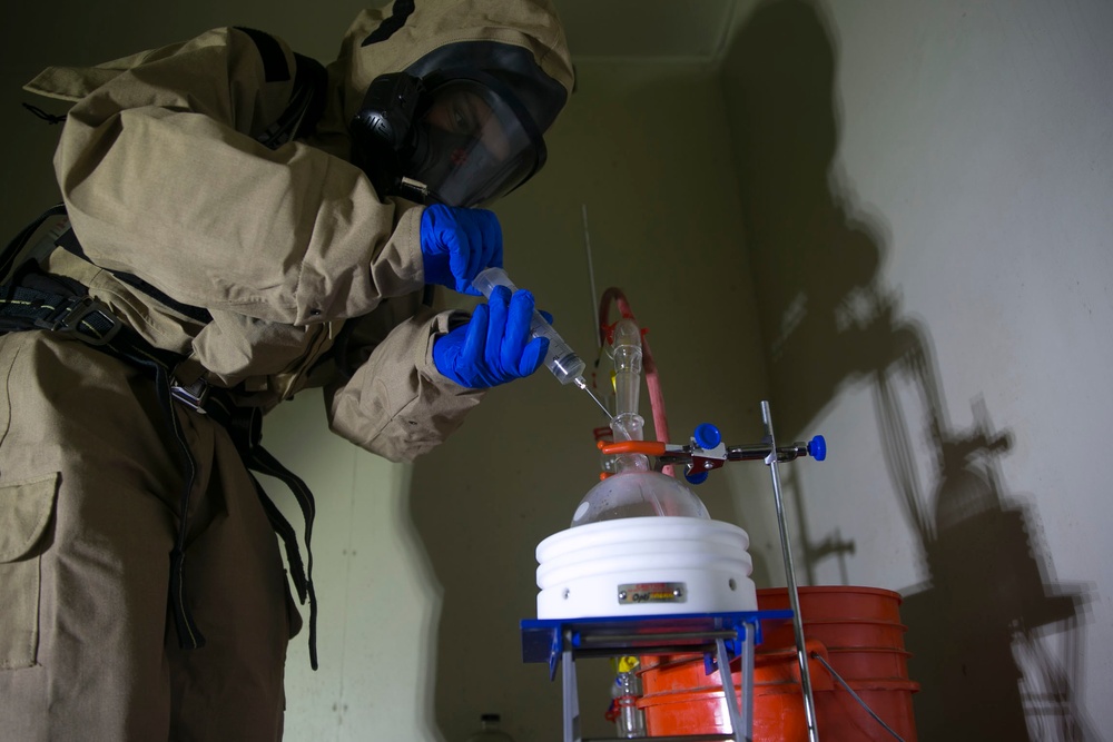 CBRN and EOD Marines conduct TSE