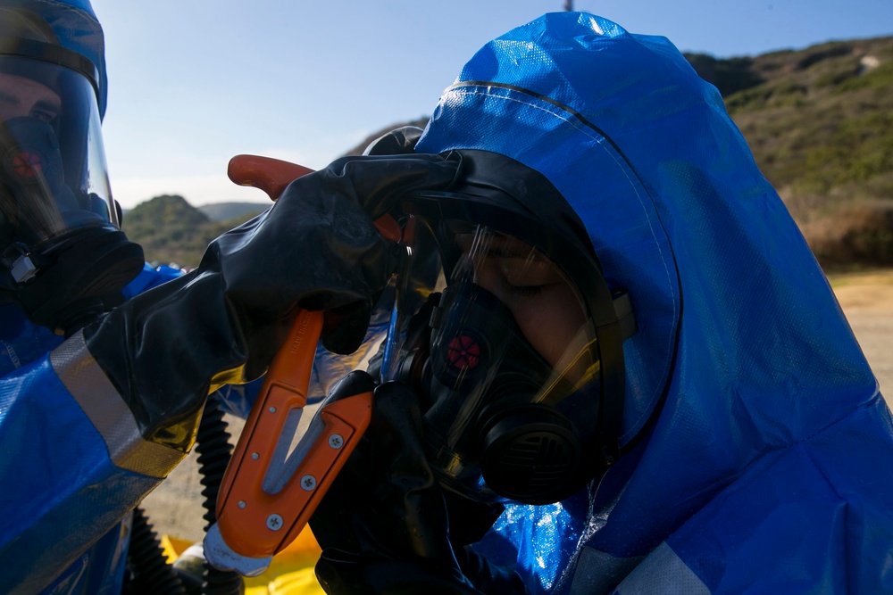 CBRN and EOD Marines conduct TSE
