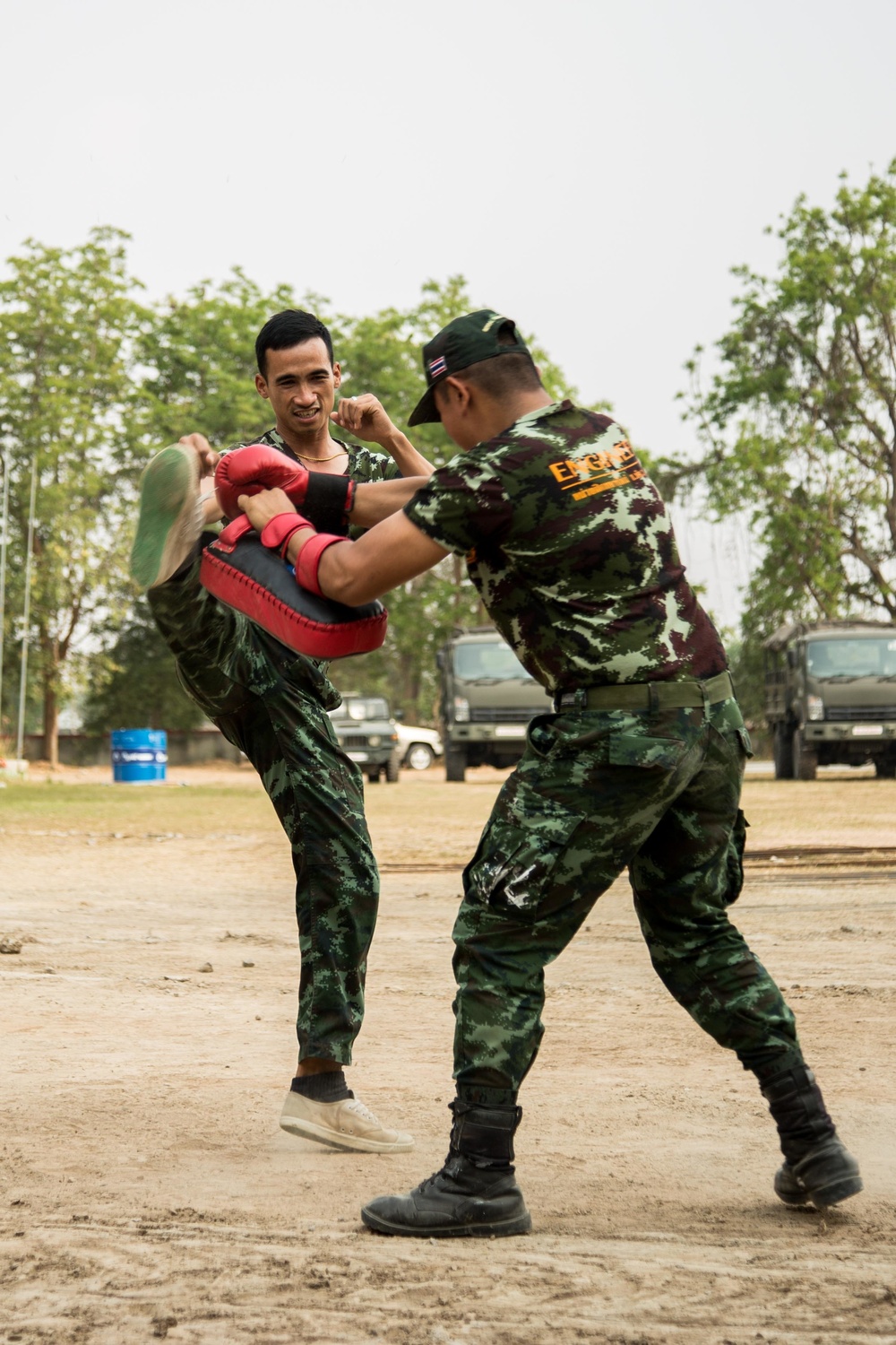 Cobra Gold 18: Royal Thai, US forces celebrate at the Nonghipadungkitwittaya School in korat, Kingdom of Thailand