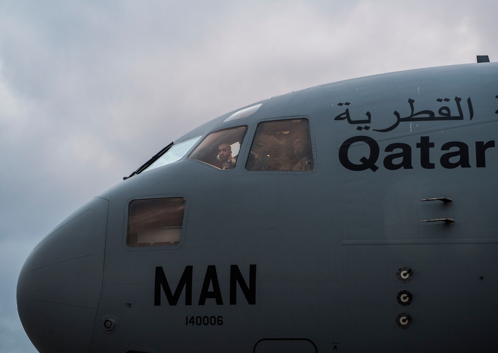 Qatar Emiri Air Force works with U.S. Air Force to move cargoMoves Cargo through Afghanistan