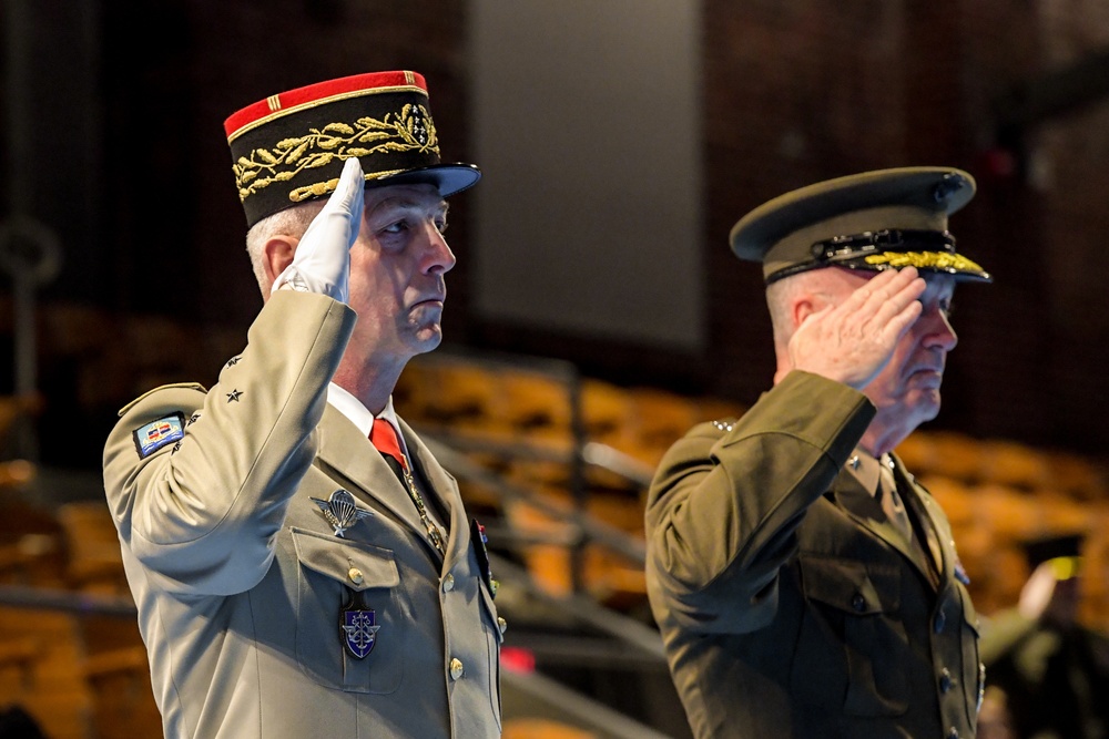 Armed Forces Full Honors arrival ceremony in honor of Gen. Francois Lecointre