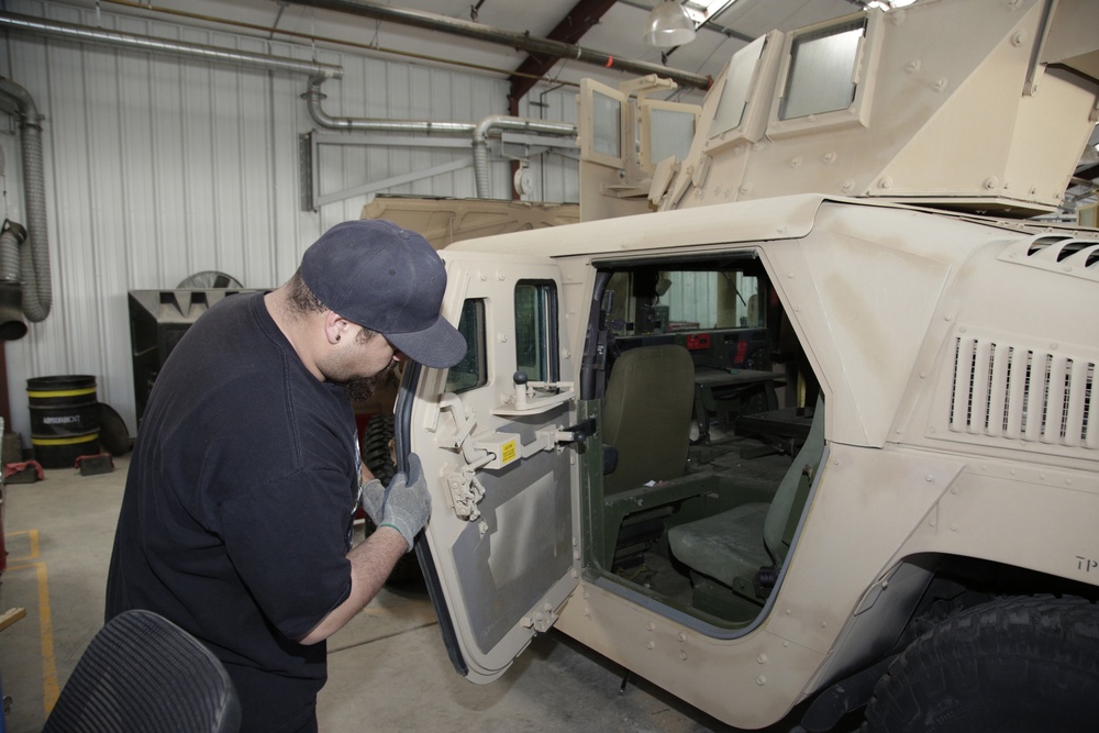 Fleet Support Division's Strip 8 carries heavy duty responsibilities