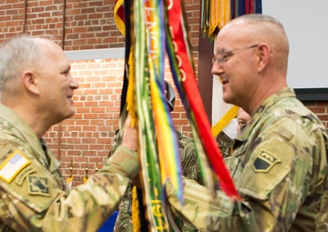Command Sgt. Maj. Darlington Hands Over Reins to Command Sgt. Maj. Thomas