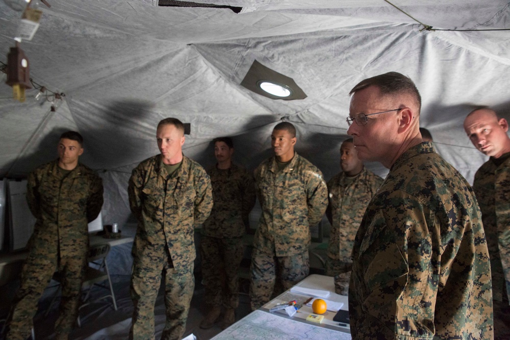 2nd MLG Commanding Officer visits MCMWTC