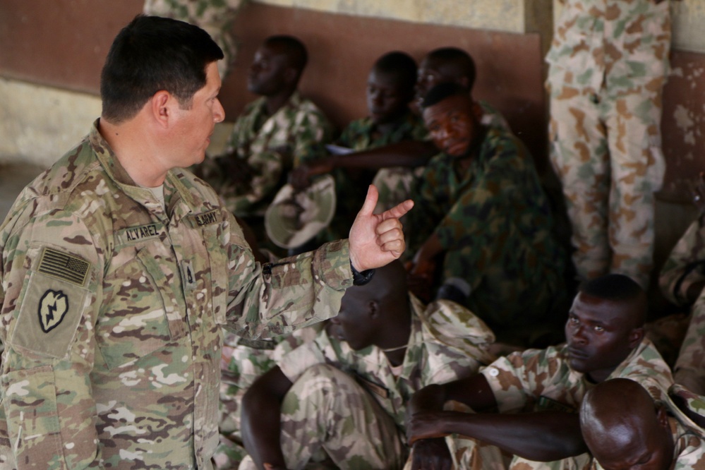 U.S. Army Trains Nigerian Infantry