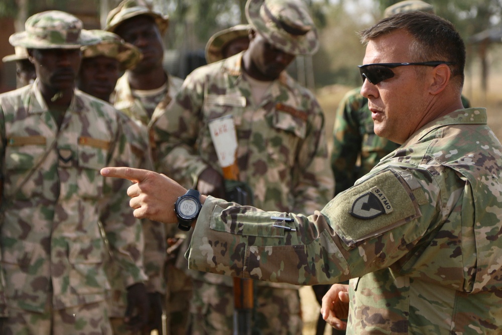 U.S. Army Trains Nigerian Infantry