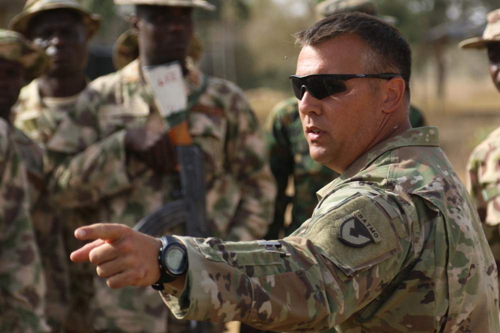 U.S. Army Trains Nigerian Infantry