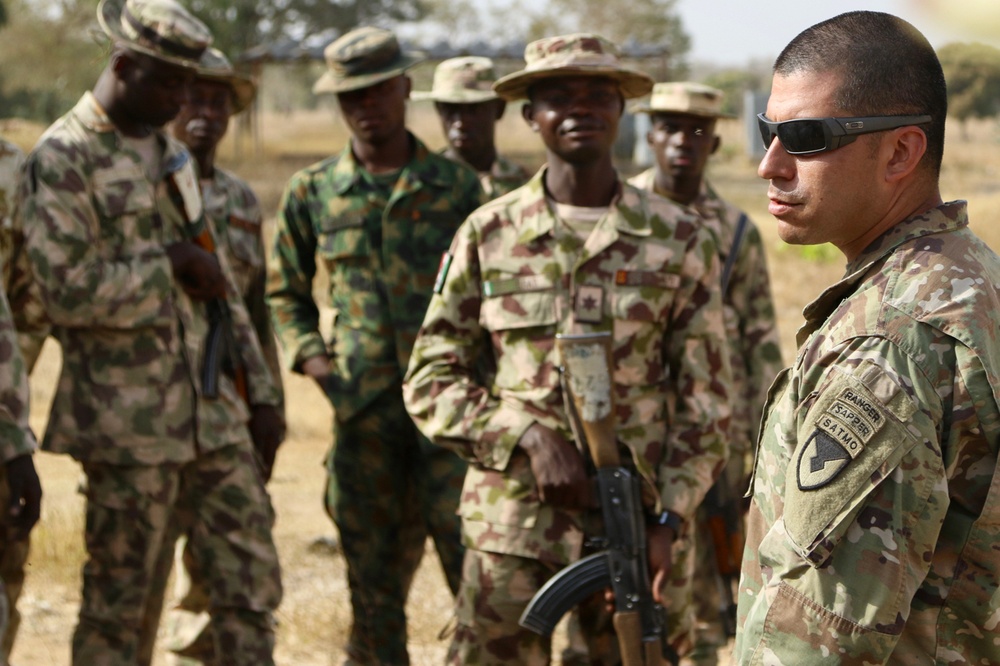 U.S. Army Trains Nigerian Infantry