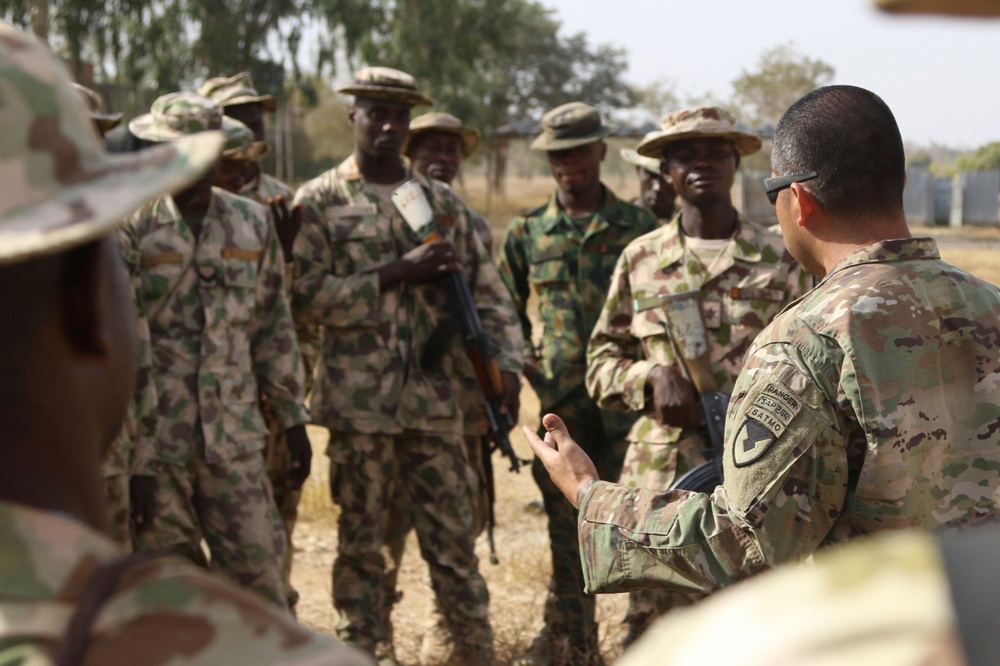 U.S. Army Trains Nigerian Infantry