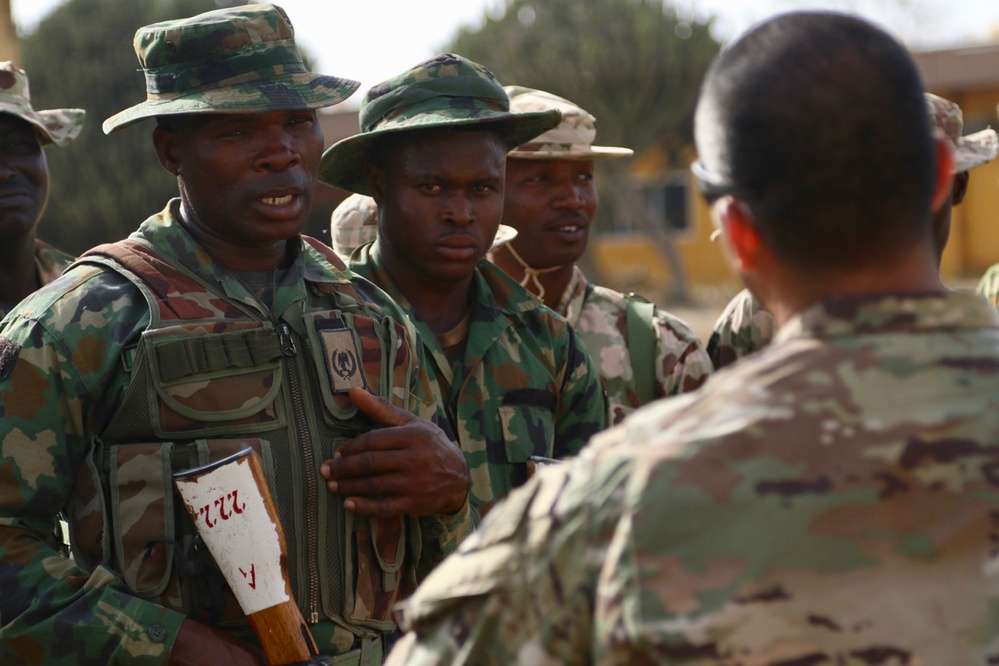 U.S. Army Trains Nigerian Infantry