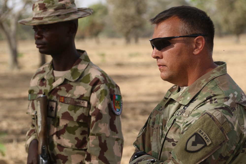 U.S. Army Trains Nigerian Infanry