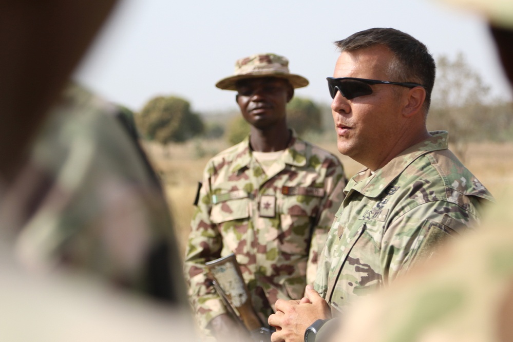 U.S. Army Trains Nigerian Infantry