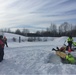 Coast Guard, fire department conduct ice rescue training