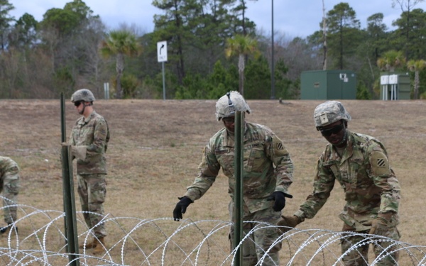 9BEB Sappers Wire Up