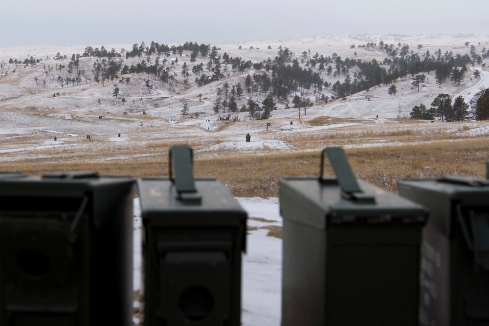 890th MSFS members requalify on machine gun