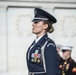 Chief of the Defence Staff of the French Armed Forces Gen. François Lecointre Participates in an Armed Forces Full Honors Wreath-Laying Ceremony at the Tomb of the Unknown Soldier