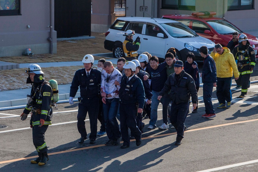 MCAS Iwakuni, Iwakuni City conduct mass casulty