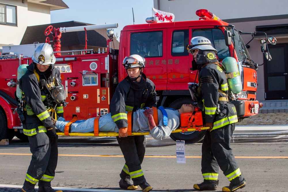 MCAS Iwakuni, Iwakuni City conduct mass casulty