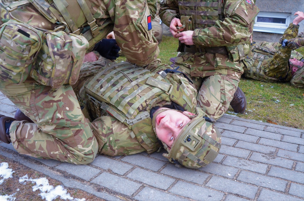 Light Dragoons conduct medical training