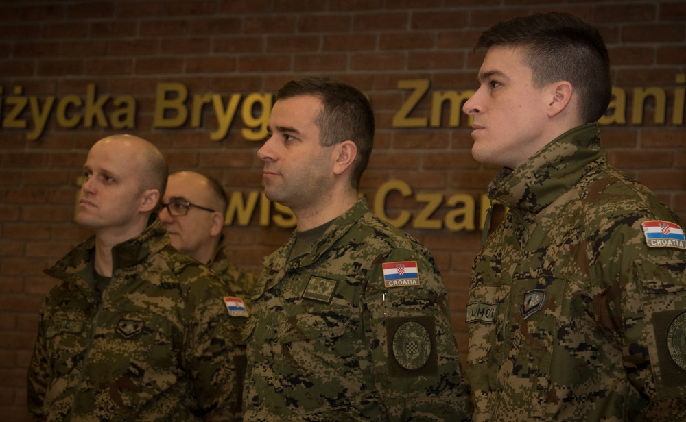 Battle Group Poland celebrates Croatian culture