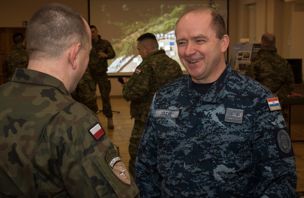 Battle Group Poland celebrates Croatian culture