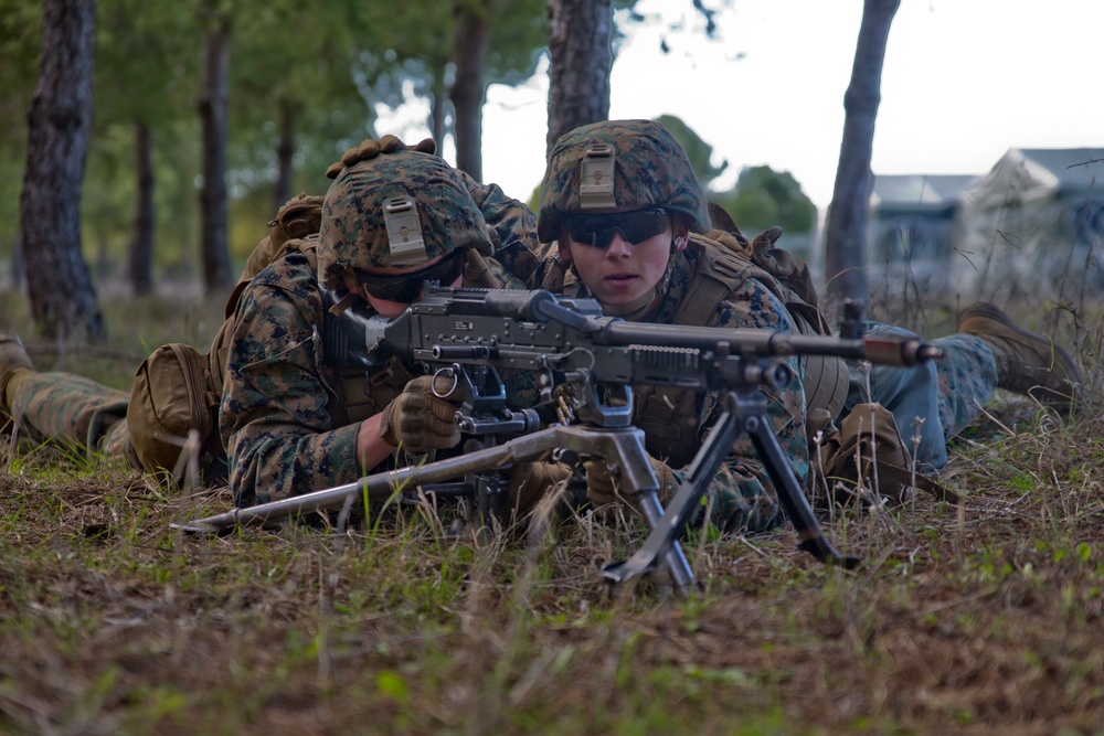 Marines conduct field exercise