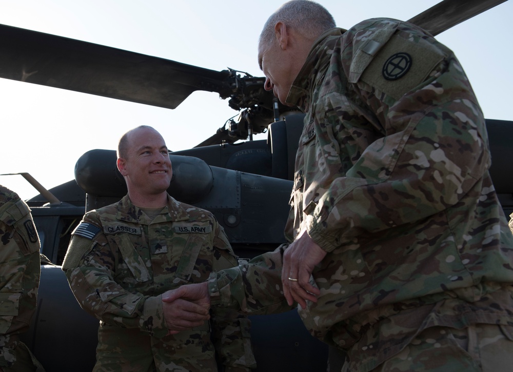 35th Infantry Division Commander visits Task Force Voodoo