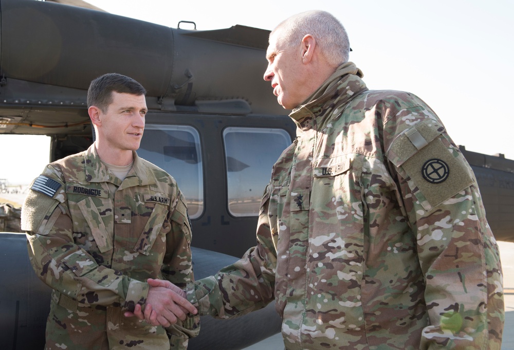 35th Infantry Division Commander visits Task Force Voodoo
