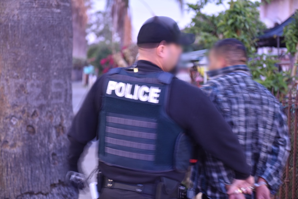 ICE Officers arrest illegal aliens in Los Angeles