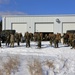 Cold-Weather Operations Course students prepare for snowshoe training